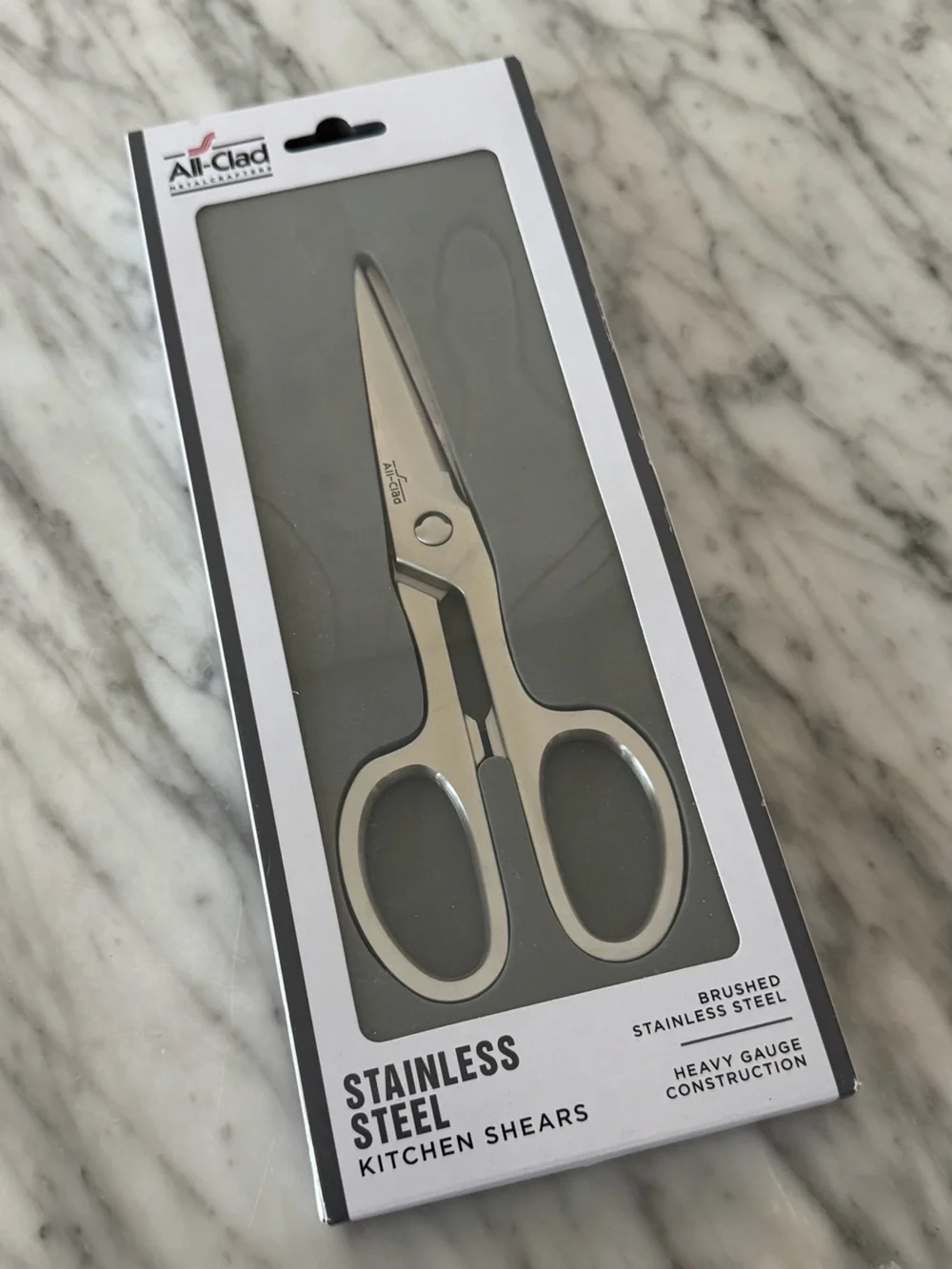 All-Clad, Brushed Stainless Steel Kitchen Shears/Scissors